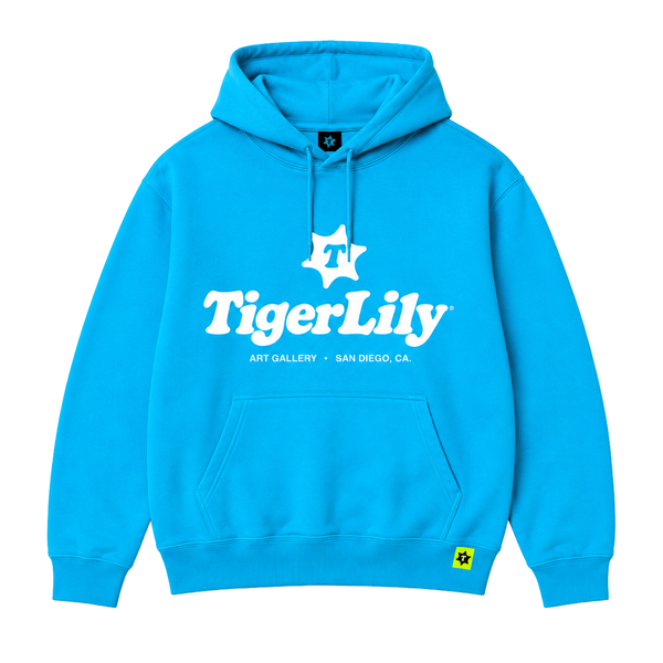 Logo Sky Blue Hoodie